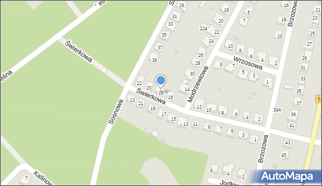 Golub-Dobrzyń, Świerkowa, 18, mapa Golub-Dobrzyń