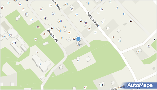 Gołubie, Świerkowa, 32, mapa Gołubie