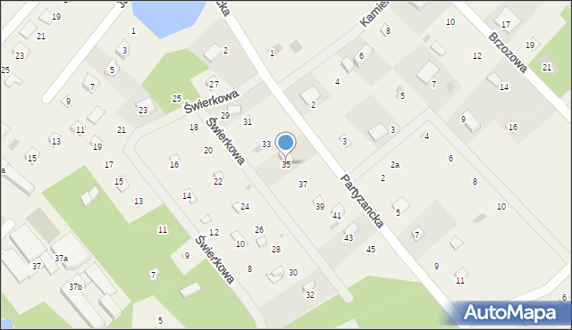 Gołubie, Świerkowa, 35, mapa Gołubie