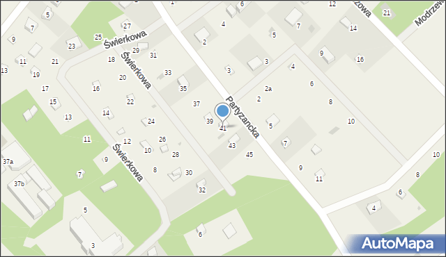 Gołubie, Świerkowa, 41, mapa Gołubie