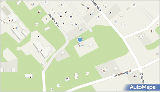 Gołubie, Świerkowa, 6, mapa Gołubie