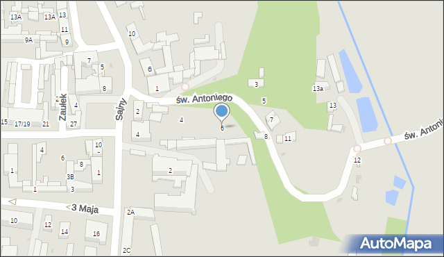 Góra Kalwaria, św. Antoniego, 6, mapa Góra Kalwaria