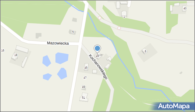 Górzno, św. Floriana, 43, mapa Górzno