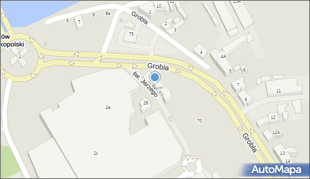 Gorzów Wielkopolski, św. Jerzego, 8-11, mapa Gorzów Wielkopolski