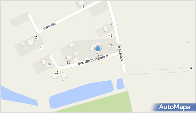 Grodzisko, św. Jana Pawła II, 6, mapa Grodzisko