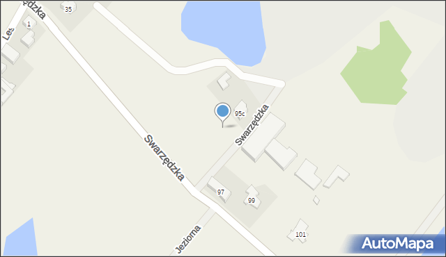 Gruszczyn, Swarzędzka, 95a, mapa Gruszczyn