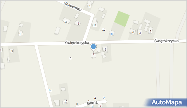 Grzymałków, Świętokrzyska, 1, mapa Grzymałków