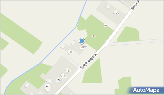 Grzymałków, Świętokrzyska, 101, mapa Grzymałków