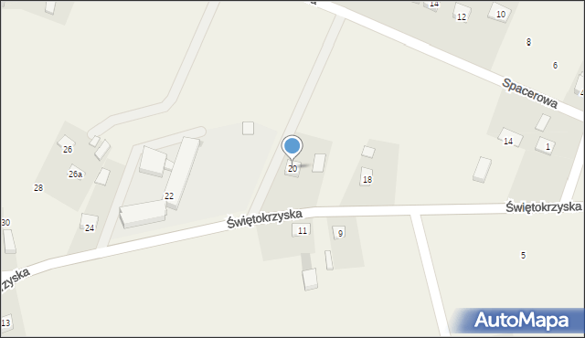 Grzymałków, Świętokrzyska, 20, mapa Grzymałków