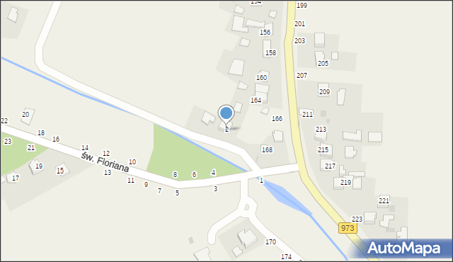 Ilkowice, św. Floriana, 2, mapa Ilkowice