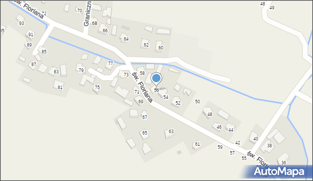 Ilkowice, św. Floriana, 56, mapa Ilkowice