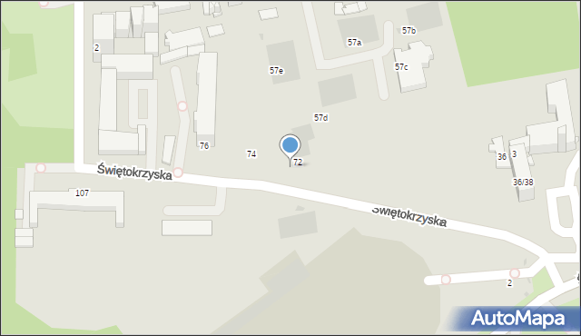 Inowrocław, Świętokrzyska, 78, mapa Inowrocławia