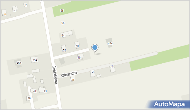 Jakubowice Konińskie, Świerkowa, 48, mapa Jakubowice Konińskie