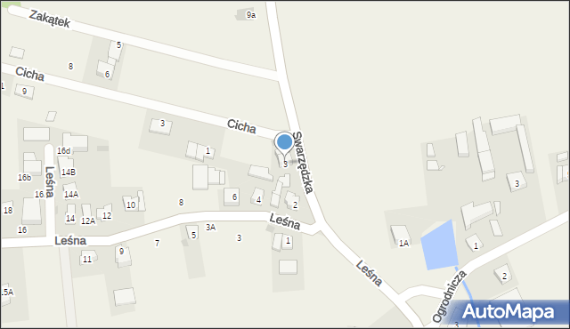 Janikowo, Swarzędzka, 3, mapa Janikowo