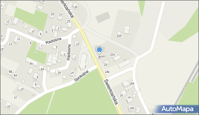 Jankowice, Świerklańska, 20, mapa Jankowice