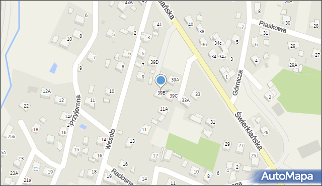 Jankowice, Świerklańska, 39B, mapa Jankowice