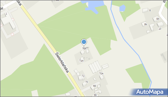 Jankowice, Świerklańska, 76A, mapa Jankowice