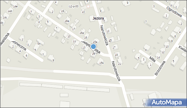 Jastrowie, Świętojańska, 15, mapa Jastrowie