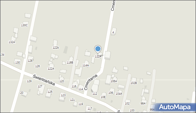 Jastrzębie-Zdrój, Świerklańska, 112A, mapa Jastrzębie-Zdrój
