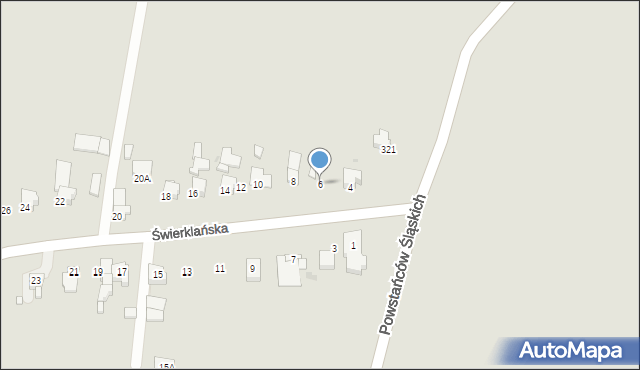 Jastrzębie-Zdrój, Świerklańska, 6, mapa Jastrzębie-Zdrój