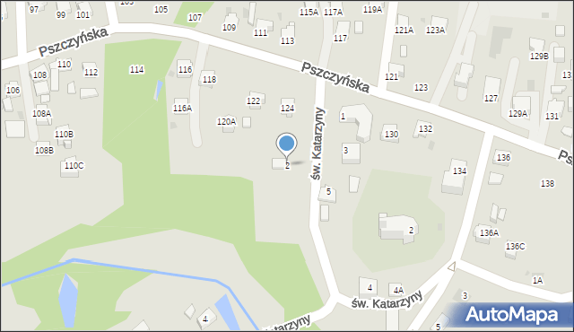Jastrzębie-Zdrój, św. Katarzyny, 2, mapa Jastrzębie-Zdrój