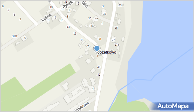 Józefkowo, Świerkowa, 3, mapa Józefkowo