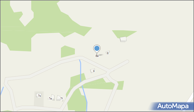 Jugów, Świętojańska, 8a, mapa Jugów