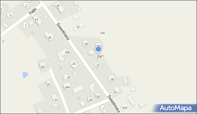 Kajkowo, Świetlińska, 37a, mapa Kajkowo