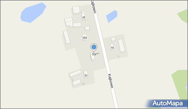 Kajkowo, Świetlińska, 50a, mapa Kajkowo