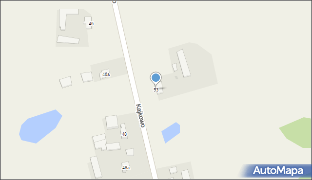Kajkowo, Świetlińska, 53, mapa Kajkowo