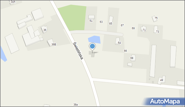 Kajkowo, Świetlińska, 62, mapa Kajkowo