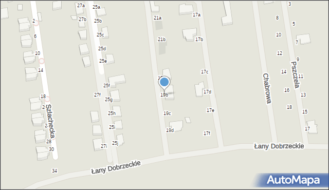 Kalisz, św. Michała, 19b, mapa Kalisza