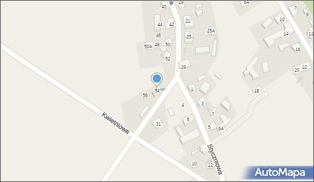 Kazimierz, św. Marka, 54, mapa Kazimierz