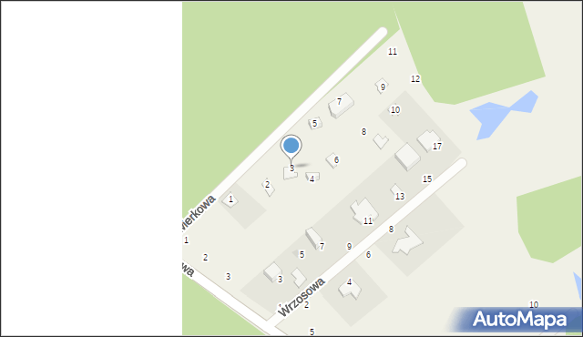 Kazuń-Bielany, Świerkowa, 3, mapa Kazuń-Bielany