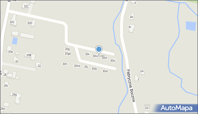 Kęty, św. Jana Kantego, 30kd, mapa Kęty