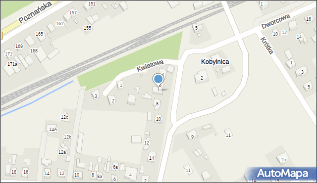 Kobylnica, Swarzędzka, 6a, mapa Kobylnica