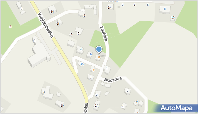 Koleczkowo, Świerkowa, 8, mapa Koleczkowo