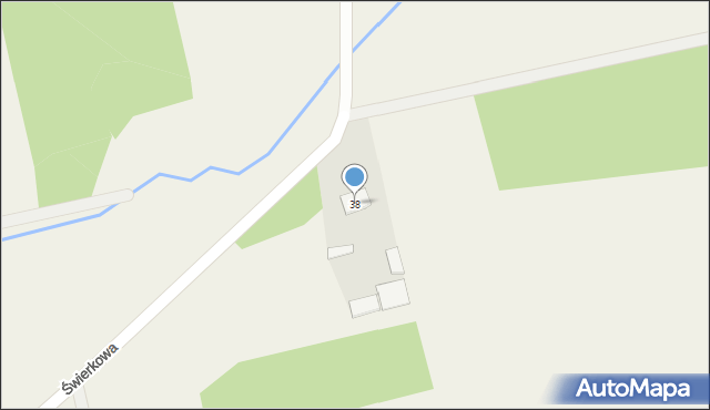 Komorowo, Świerkowa, 38, mapa Komorowo