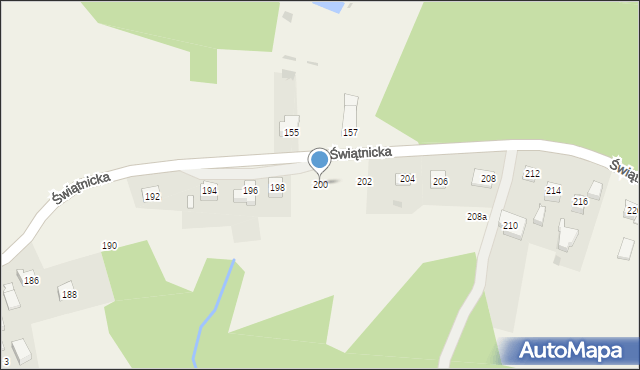 Konary, Świątnicka, 200, mapa Konary