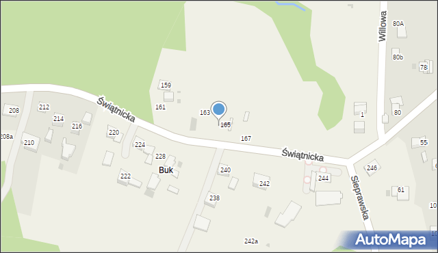 Konary, Świątnicka, 57, mapa Konary