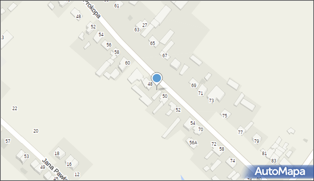 Koneck, św. Prokopa, 62, mapa Koneck