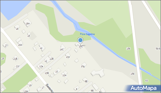 Korytów A, Świerkowa, 10C, mapa Korytów A