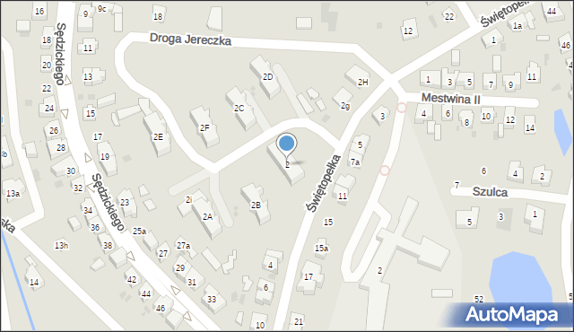 Kościerzyna, Świętopełka, 2, mapa Kościerzyna