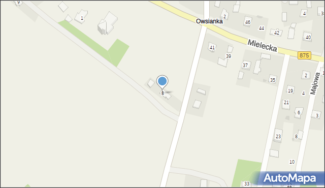 Kosowy, św. Jana Pawła II, 8, mapa Kosowy