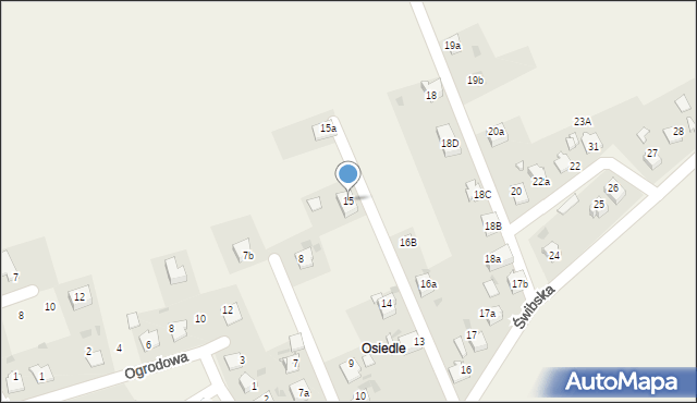 Kotulin, Świbska, 15, mapa Kotulin