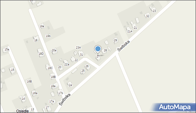 Kotulin, Świbska, 27, mapa Kotulin