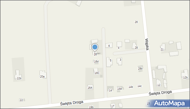 Krępiec, Święta Droga, 16, mapa Krępiec