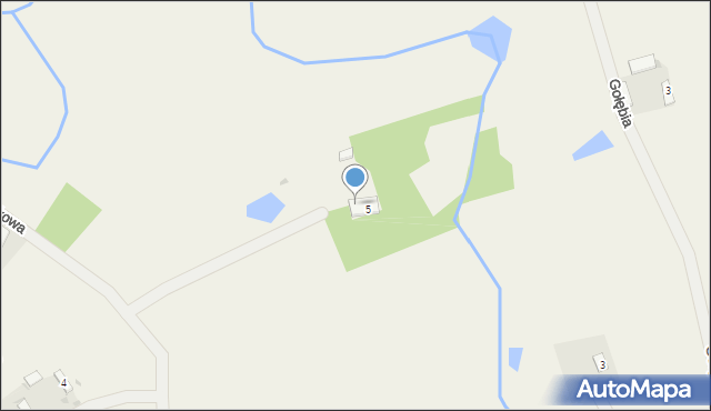 Książki, Świerkowa, 5a, mapa Książki