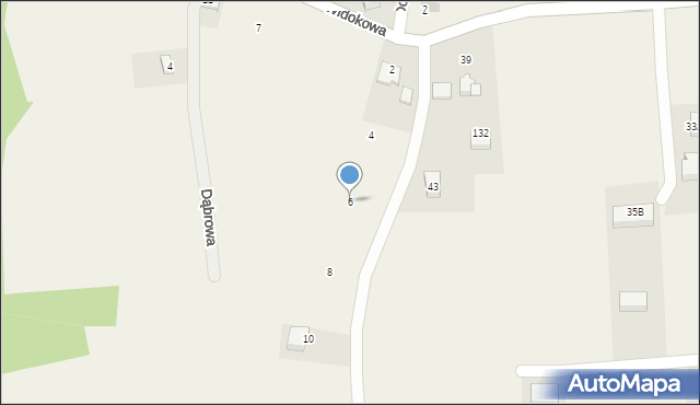 Kulerzów, św. Rozalii, 6, mapa Kulerzów