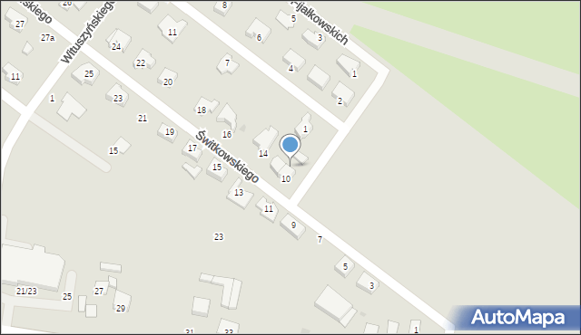 Kutno, Świtkowskiego Jana, ks., 12, mapa Kutno